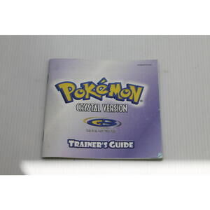 Pokemon Crystal Version Trainer's Guide Original Game Boy Color Manual no game